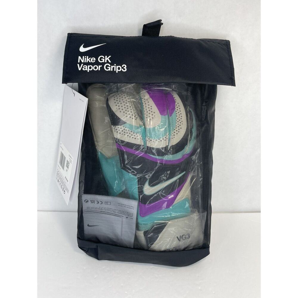 Nike GK Vapor Grip 3 ACC Soccer Goalkeeper Gloves Championship FB2999-010 Size 8